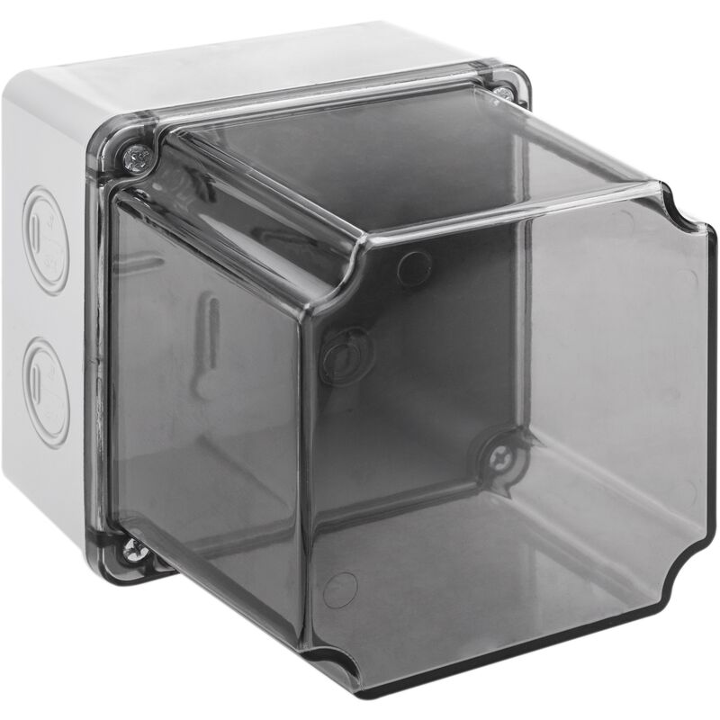 

Caja de superficie cuadrada transparente IP44 libre de halógenos LSZH 120x120x140mm - Bematik