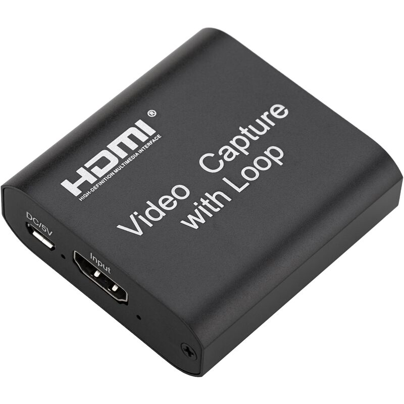 

Capturadora de vídeo HDMI por USB compatible con 4K FullHD 1080P - Bematik