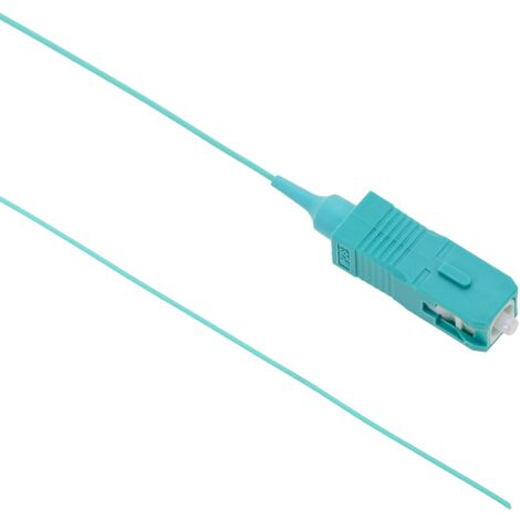 BeMatik - Coda di maiale SC a PC simplex 50/125 multimodale 0,9 mm OM3 2 m