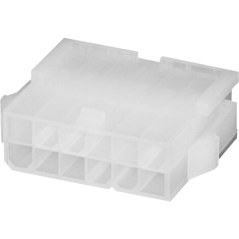 BeMatik - Conector Alimentación MOLEX 0039012121 2x06-Pin (Carcasa Hembra)