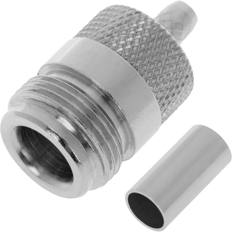 

Conector Crimpable HDF-200 (N-Hembra Aéreo) - Bematik