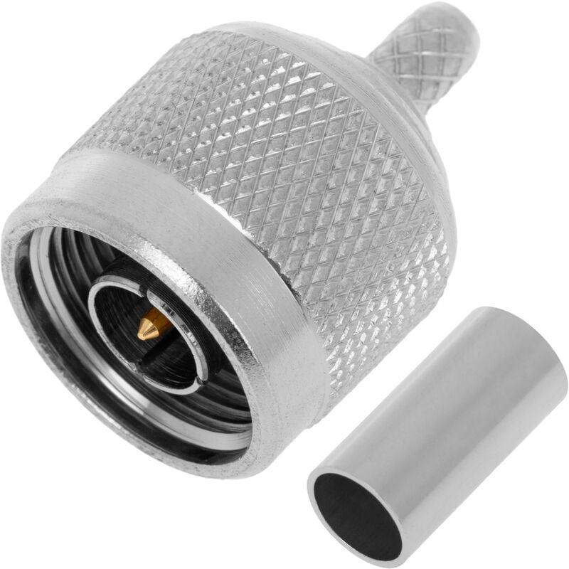 

Conector Crimpable HDF-200 (N-Macho Aéreo) - Bematik