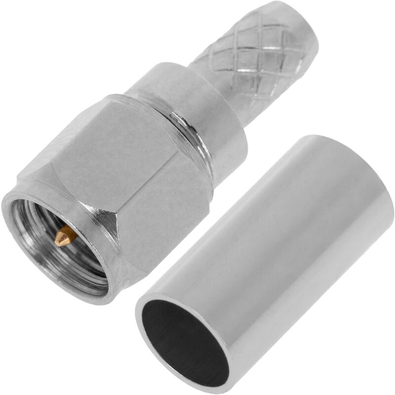 

Conector Crimpable HDF-200 (SMA-Macho Aéreo) - Bematik