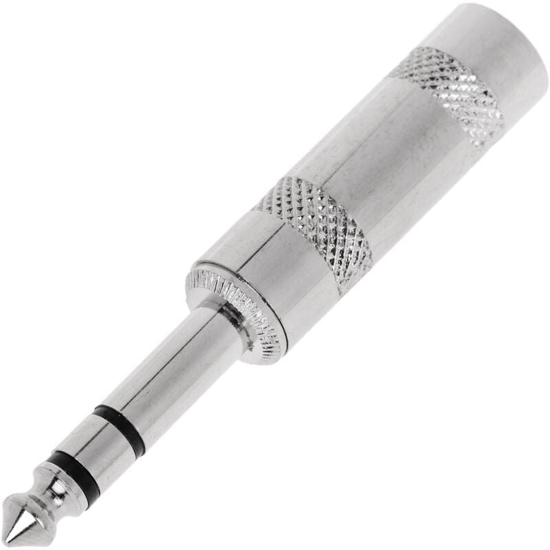 

BeMatik - Conector de audio jack 6.3mm macho mono metal HQ