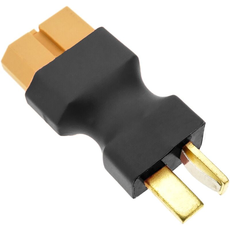 

BeMatik - Conector RC XT60 T PLUG de carga y fuente de alimentación Macho