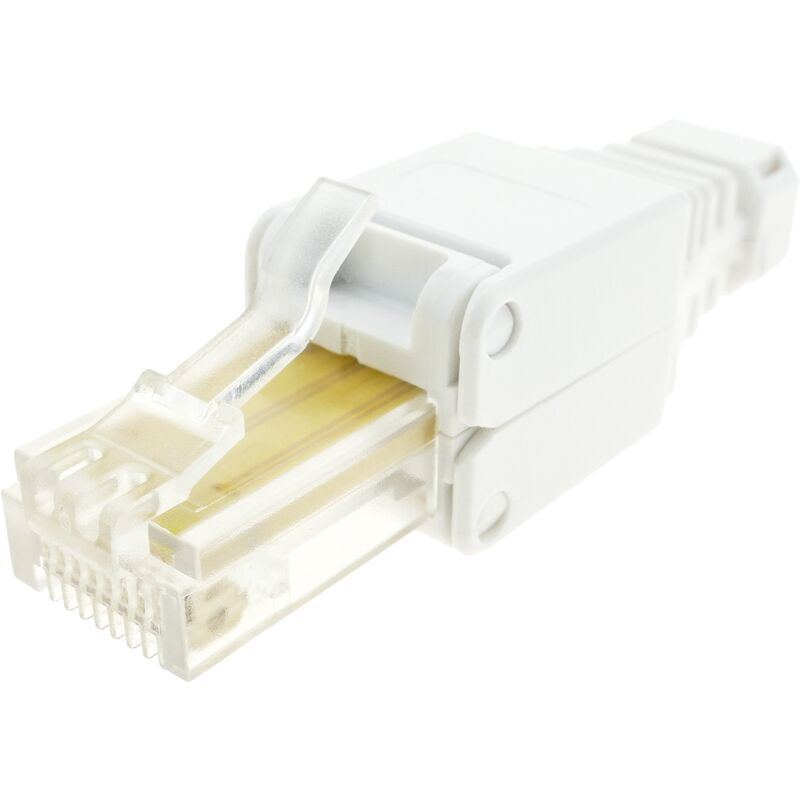 

Conector UTP Cat.5e RJ45 macho con crimpado automático - Bematik