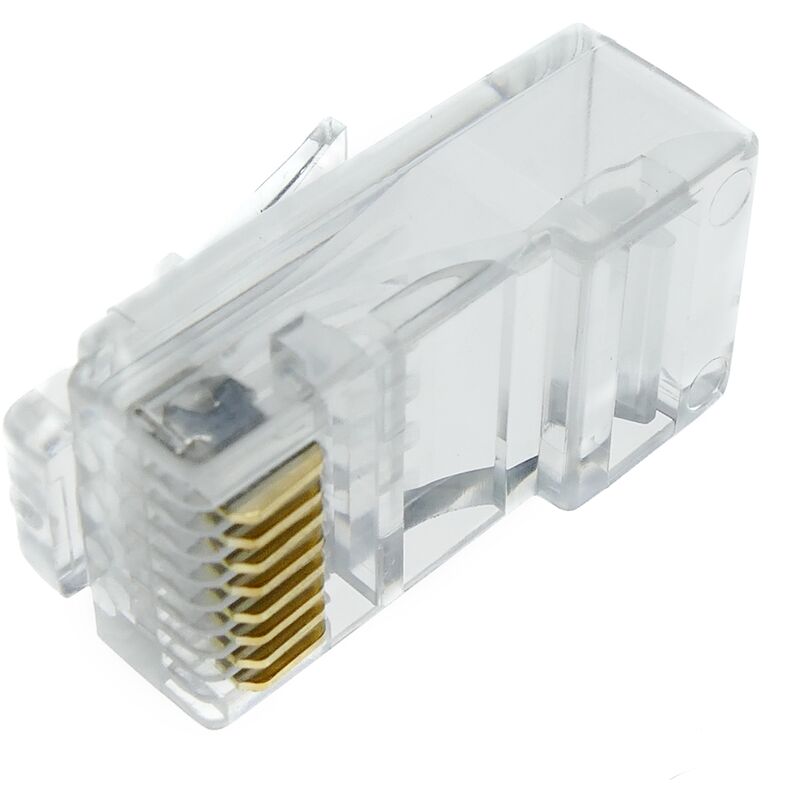 

Conector UTP Cat.6 RJ45 macho para crimpar a cable 25-pack - Bematik