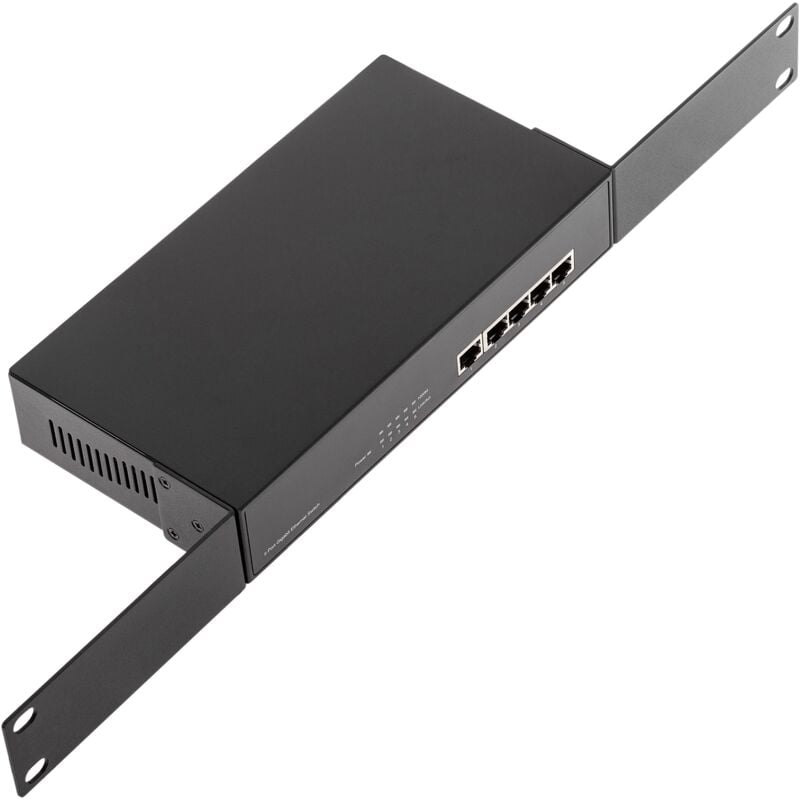 

Conmutador LAN switch Gigabit 10/100/1000 Mbps de 5 UTP para rack 19' - Bematik