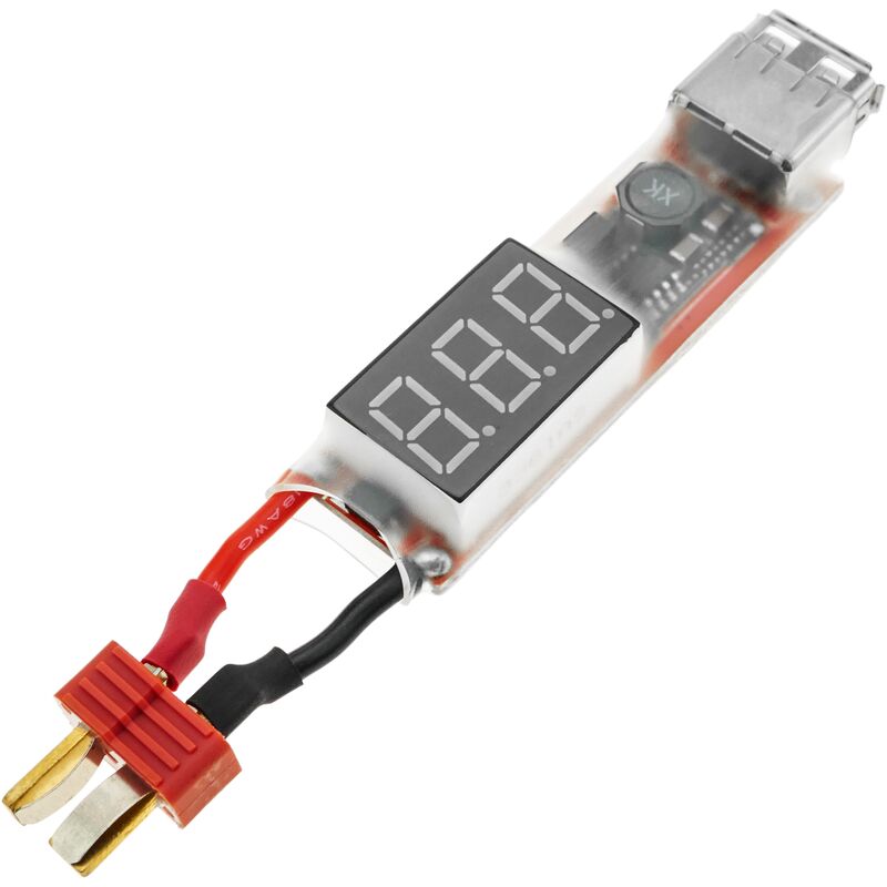 

BeMatik - Controlador electrónico de motores o servo 2-6S LIPO batería USB XT60 LCD DW-0943