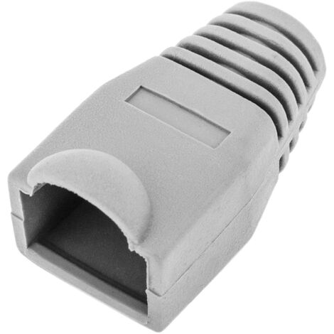 BeMatik - Copertura in gomma per RJ45 grigio
