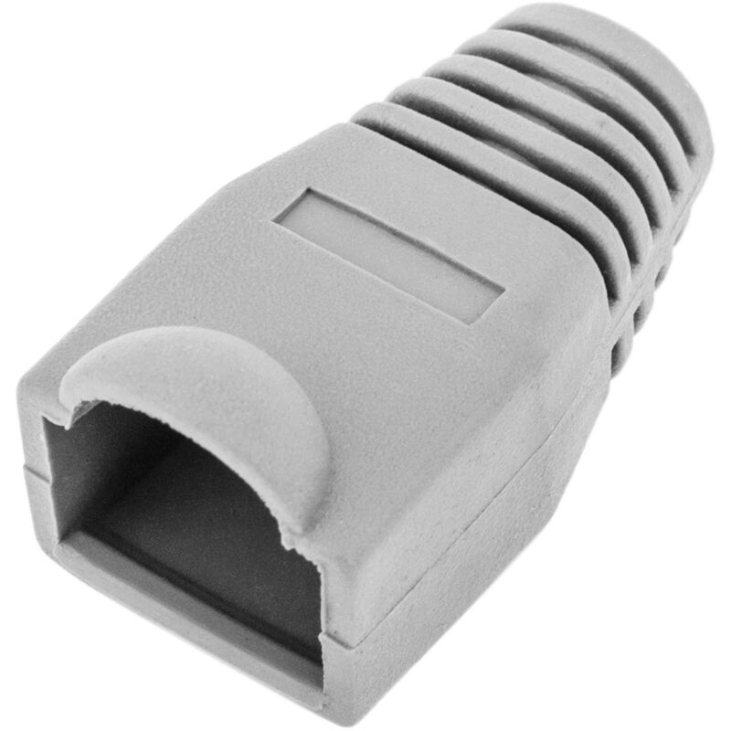 

Cubierta de goma para conector RJ45 de color gris - Bematik