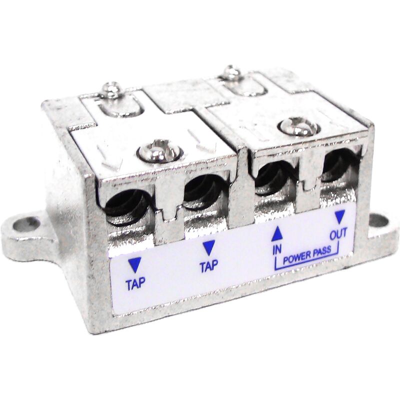 

Derivador de 2 vías para TV/SAT de 10 dB con conexión rápida - Bematik