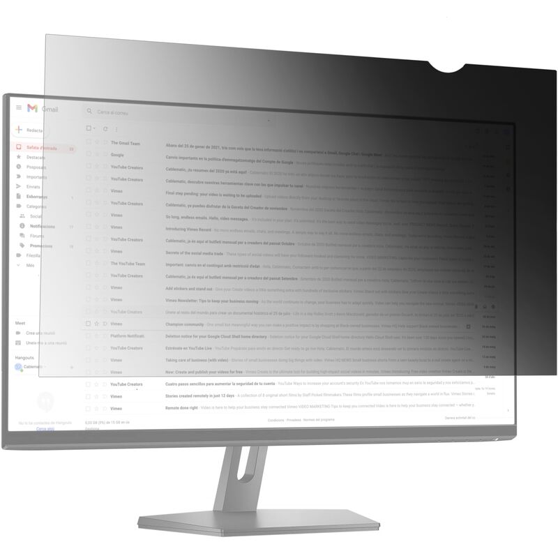 

Filtro de privacidad 20.0' 16:9. Protector para pantalla y monitor - Bematik