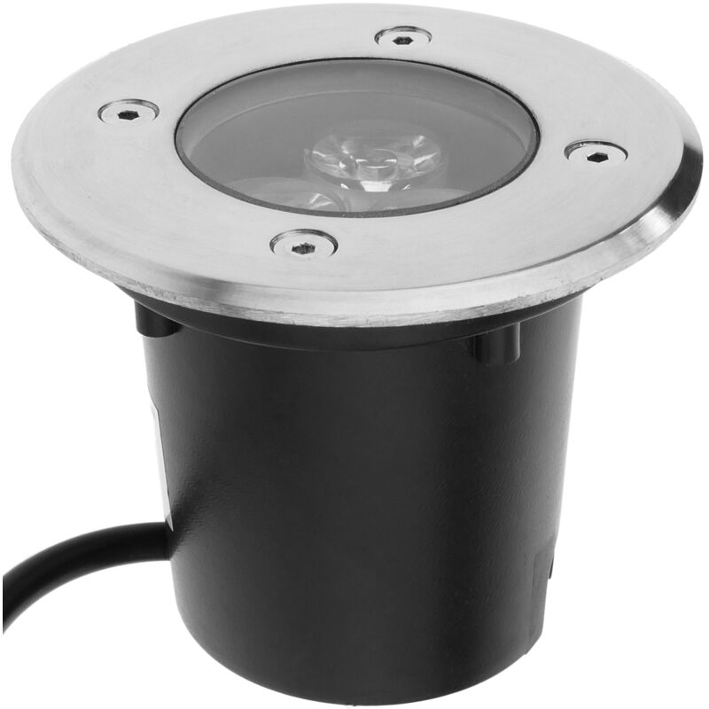 

Foco LED de suelo de 3W 90mm. Luz de color rojo - Bematik