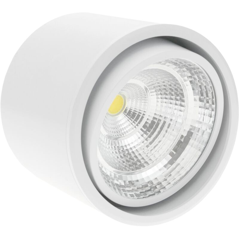 

Foco LED de superficie Lámpara COB 12W 220VAC 6000K blanca 115mm - Bematik