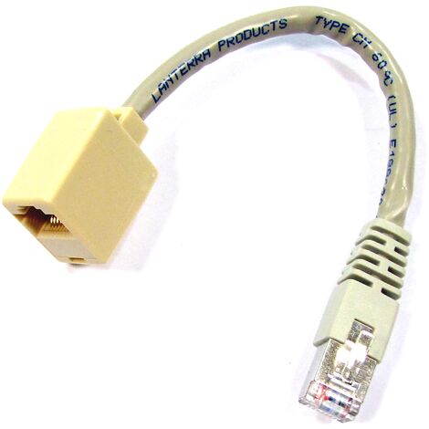 BeMatik - FTP Cat.6 adaptateur RJ45 M/H 15cm Croix