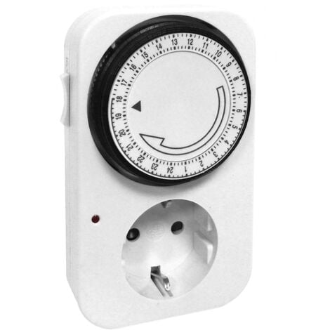 Timer Programmatore Digitale - Display Giornaliero/Settimanale - Presa  Schuko Massimo Carico 3500watt (Made in Germany)