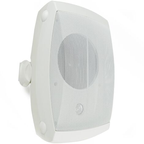 BeMatik - Haut-parleur mural réglable 40W pour l'extérieur blanc