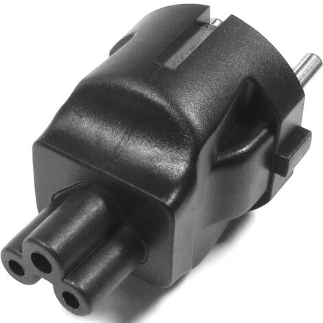 BeMatik - IEC connecteur de l"adaptateur C5 Schuko-60320