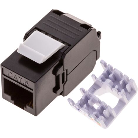 BeMatik - Keystone RJ45 femelle à TB110 (UTP Cat.6 sans outils)