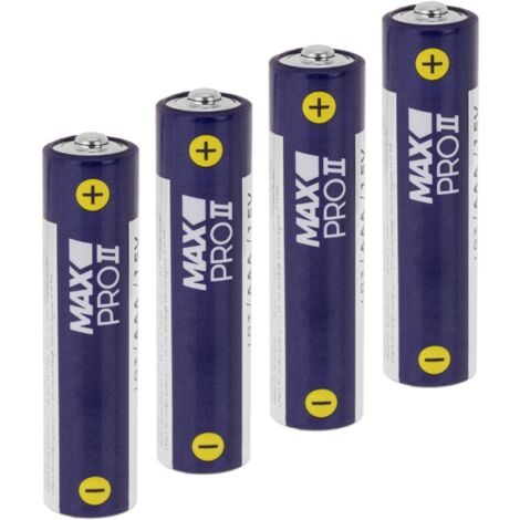 BeMatik - LR03 AAA 1,5 V pile alcaline 4 unités