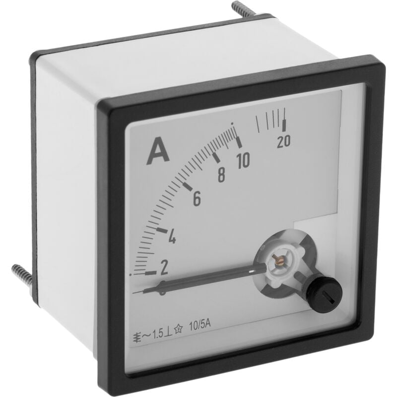 

BeMatik - Medidor eléctrico analógico de panel cuadrado 72x72mm 10A 5A amperímetro