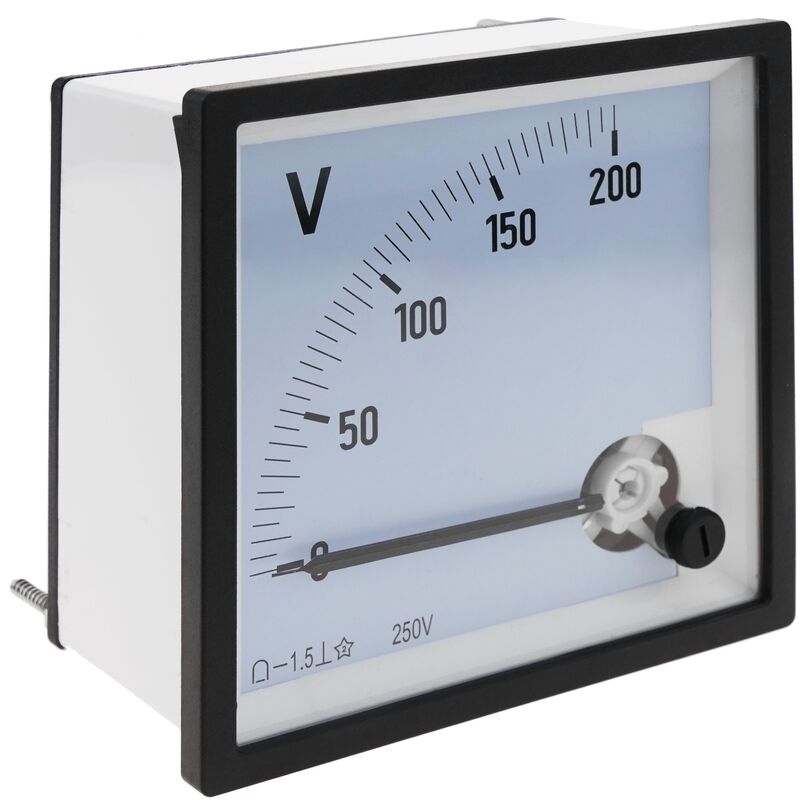 

Medidor eléctrico analógico de panel cuadrado 96x96mm 200V voltímetro - Bematik