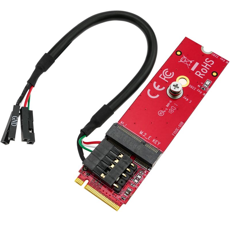 

Módulo conversor de zócalo M.2 PCIe E-Key a M-Key con USB - Bematik