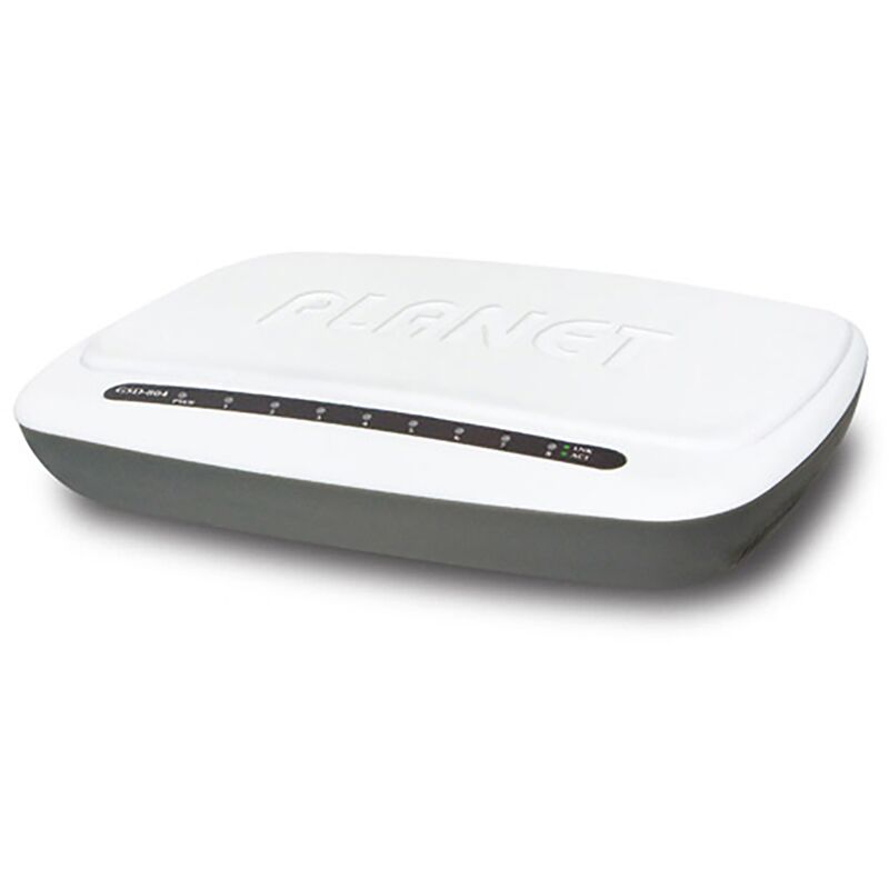 Mozzo della rete 1 Gigabit Ethernet modello a 8 porte Planet GSD-804 - Bematik