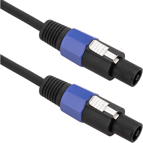 BeMatik - NL4 Speakon Câble haut-parleur 13GA 4x1.5mm 50m