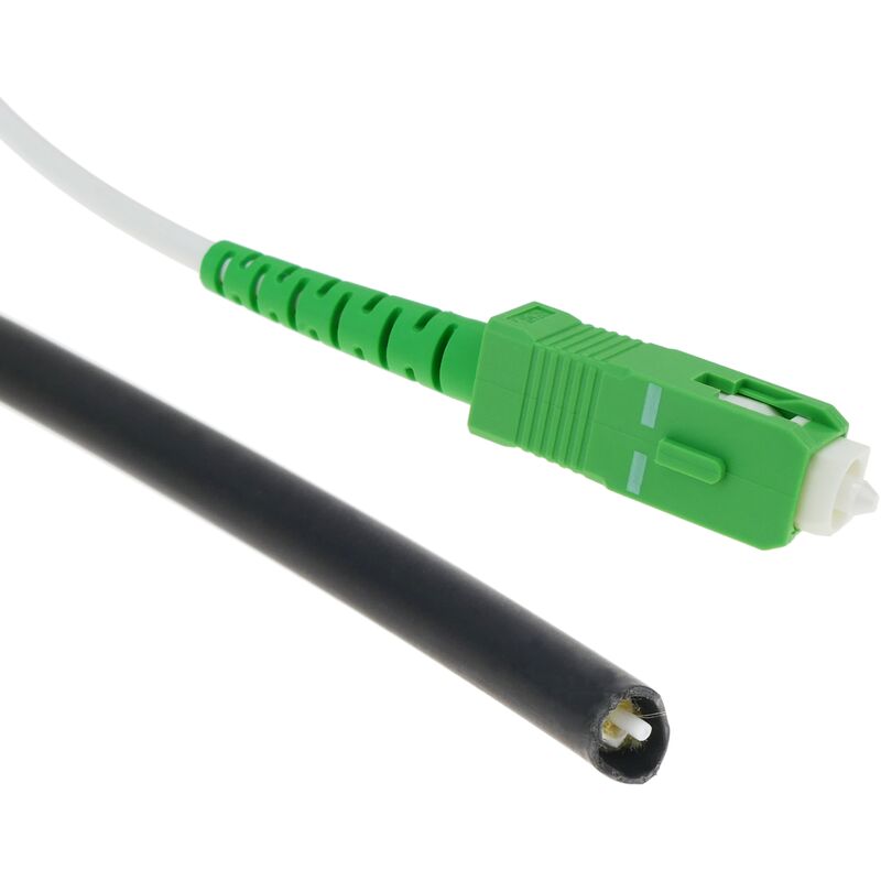 BeMatik - Optical fiber cable SC/APC simplex singlemode G657A2 9/125 of 60 m OS2