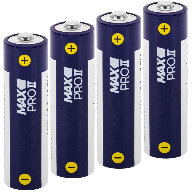 

Pila alcalina AA LR6 1.5V 4 unidades - Bematik
