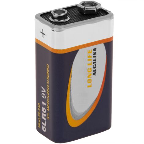 BeMatik - Pile alcaline 6LR61 9V