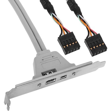 BeMatik - Placa de conexión FireWire 400 IEEE 1394 de 4 pines y 6 pines hembra
