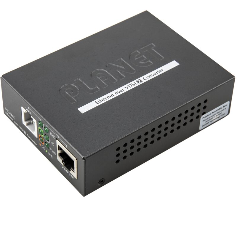 

BeMatik - Planet Conversor Ethernet a VDSL2 profile 17a (Cable Telefónico)