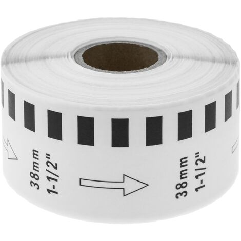 2-3/7 x 100 Continuous White Paper Tape AMTONER 4 Rolls Compatible Brother DK-2205 62mm x 30.48M Each roll Label with one Cartridge 
