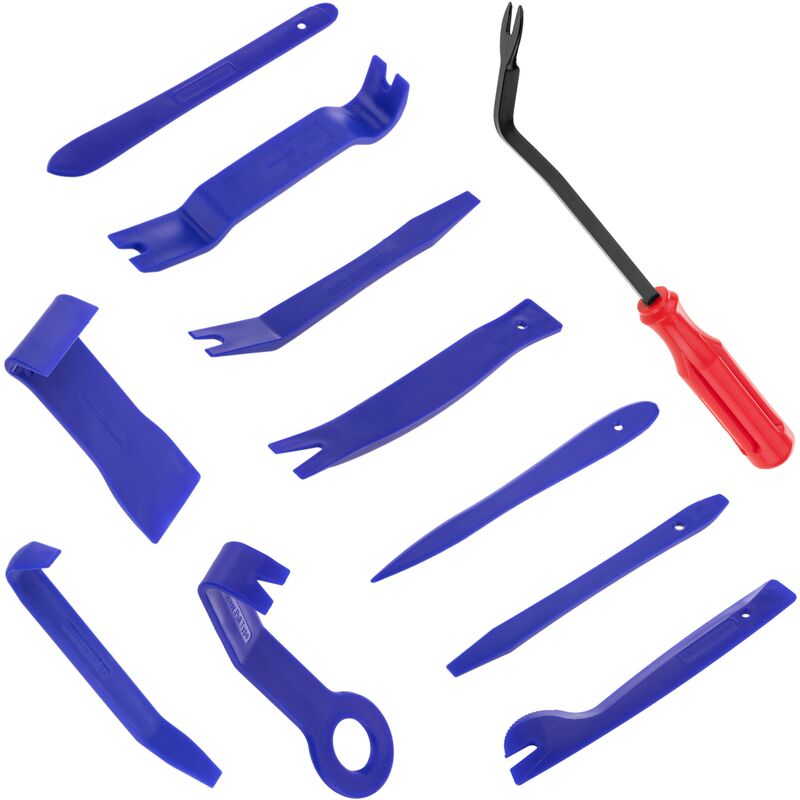 Image of Set di 12 strumenti per la rimozione del rivestimento per il rimontaggio dell'auto - Bematik