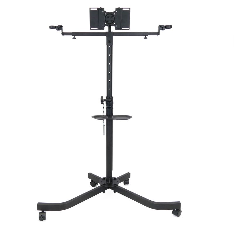 

BeMatik - Soporte de pie con ruedas para pantalla plana TV de 10'-32' compatible VESA