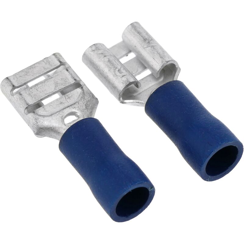 

Terminal Faston Hembra 4.8 mm azul Pack de 100 uds - Bematik