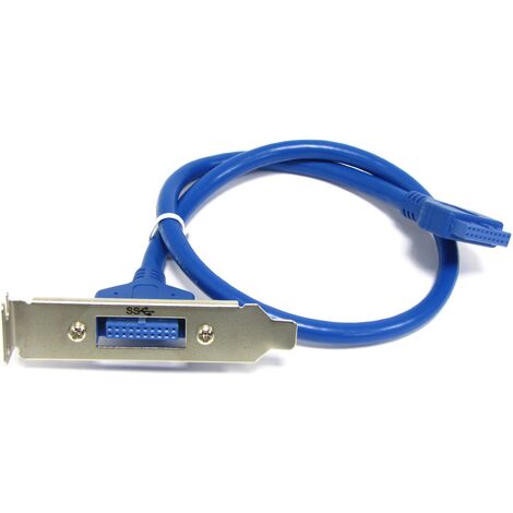 BeMatik - USB 3.0 Carte mère HS20 HS20 femelle à femelle (profil bas)