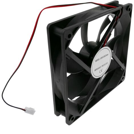 VENTILADOR CHASIS PC 120MM X 25MM 12V / 0.36A 1200RPM 60CFM