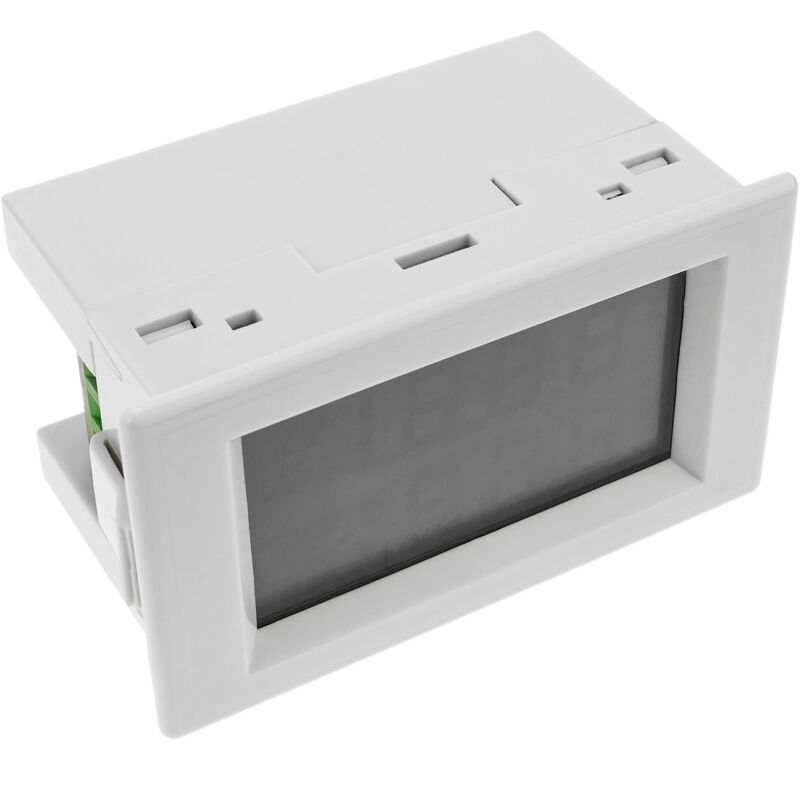 

BeMatik - Visor LCD de 3 dígitos y con voltímetro 0-600V 220VAC para panel blanco