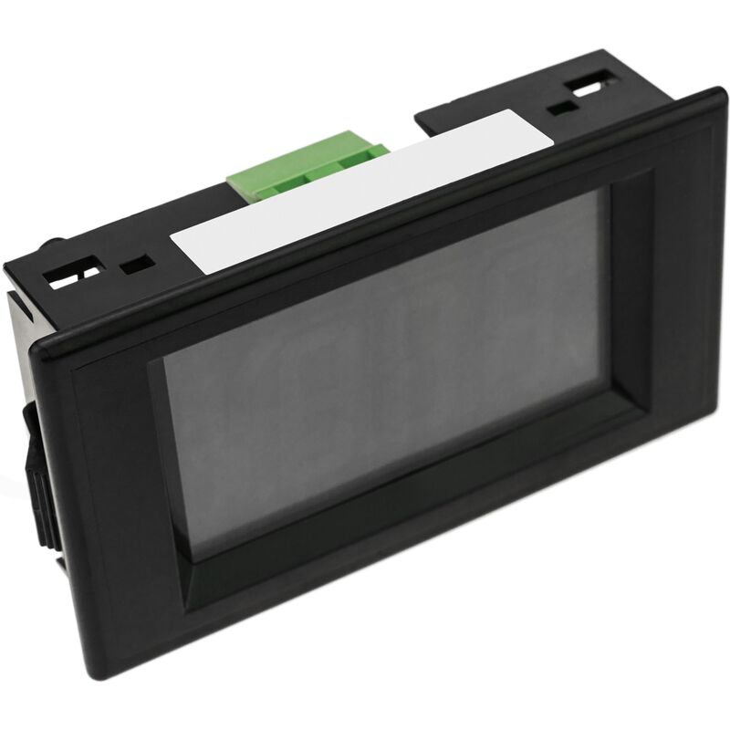 

Visor LCD de 3 dígitos y con voltímetro 7.5-30 VDC para panel negro - Bematik