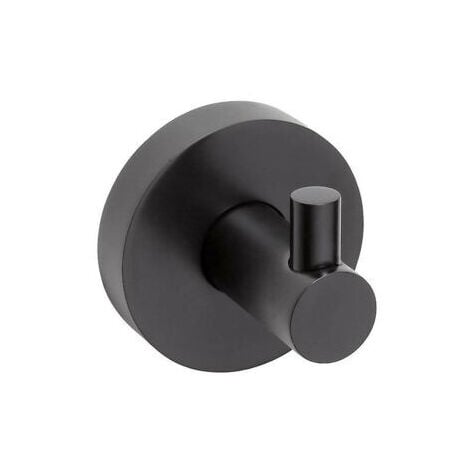 BEMETA Einzelwandhaken DARK in schwarzem Messing 5,5 cm x 5,5 cm x 5 cm (104106020)