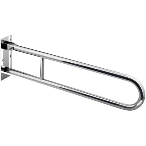 BEMETA HELP Barandilla elevable 81,3cm, Forma de U, Acero inoxidable (301102081)