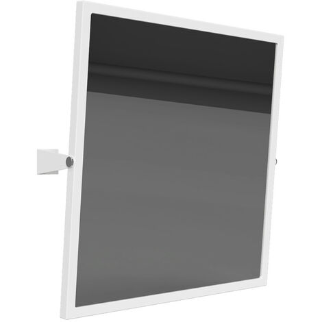 BEMETA HELP PMR neigbarer Wandspiegel 60 x 60 cm, Stahl, Weiß (301401044)