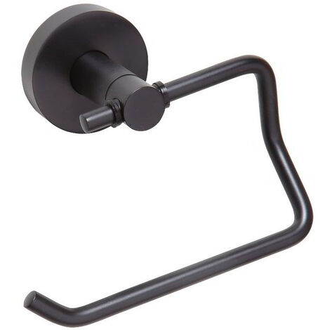 BEMETA Portarrollos sin tapa oscuro, negro (104112040)