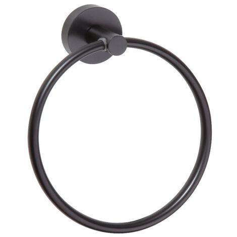 BEMETA Serviettenhalter Ring DARK aus schwarzem Messing 17x 19,5x 5,5cm / Ã¸ 15cm (104104060)