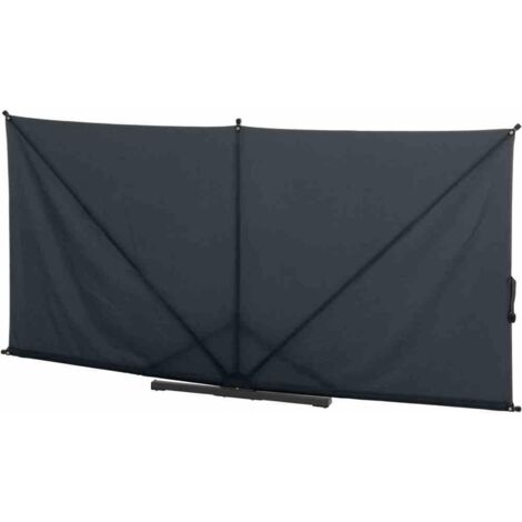 Ben Sichtschutz 150x280 cm, anthrazit Gestell aus Stahl, anthrazit, Bezug aus Polyester, 250g/m² in anthrazit