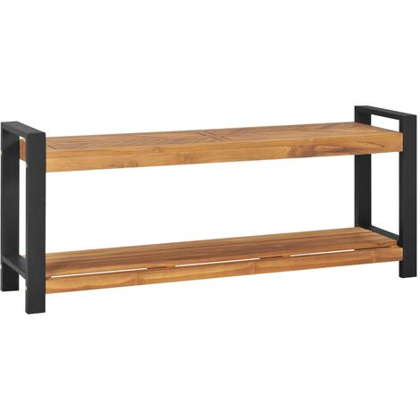 Bench 120 cm Solid Teak Wood vidaXL